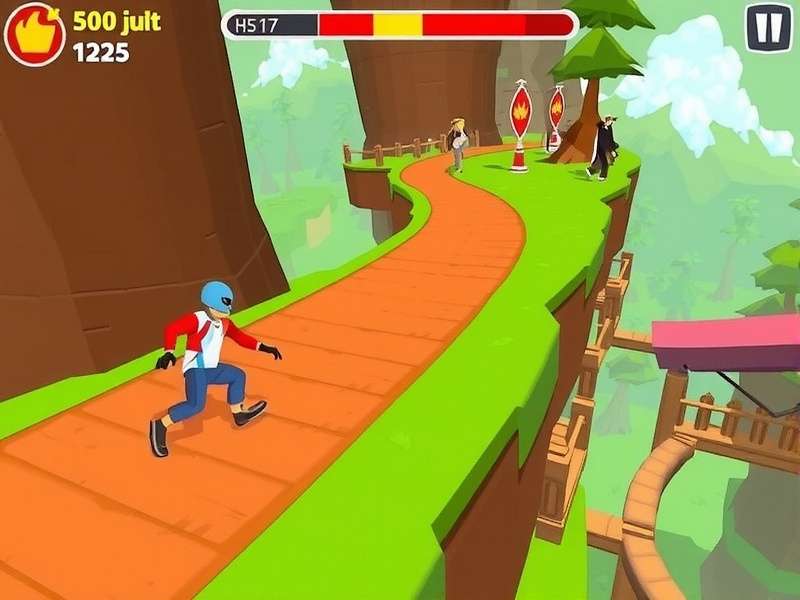 Quepem Rapid Runner Gameplay Screenshot